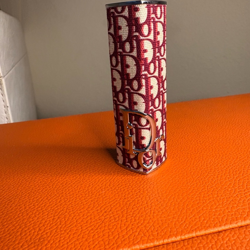 Dior Red and White Lipstick Case